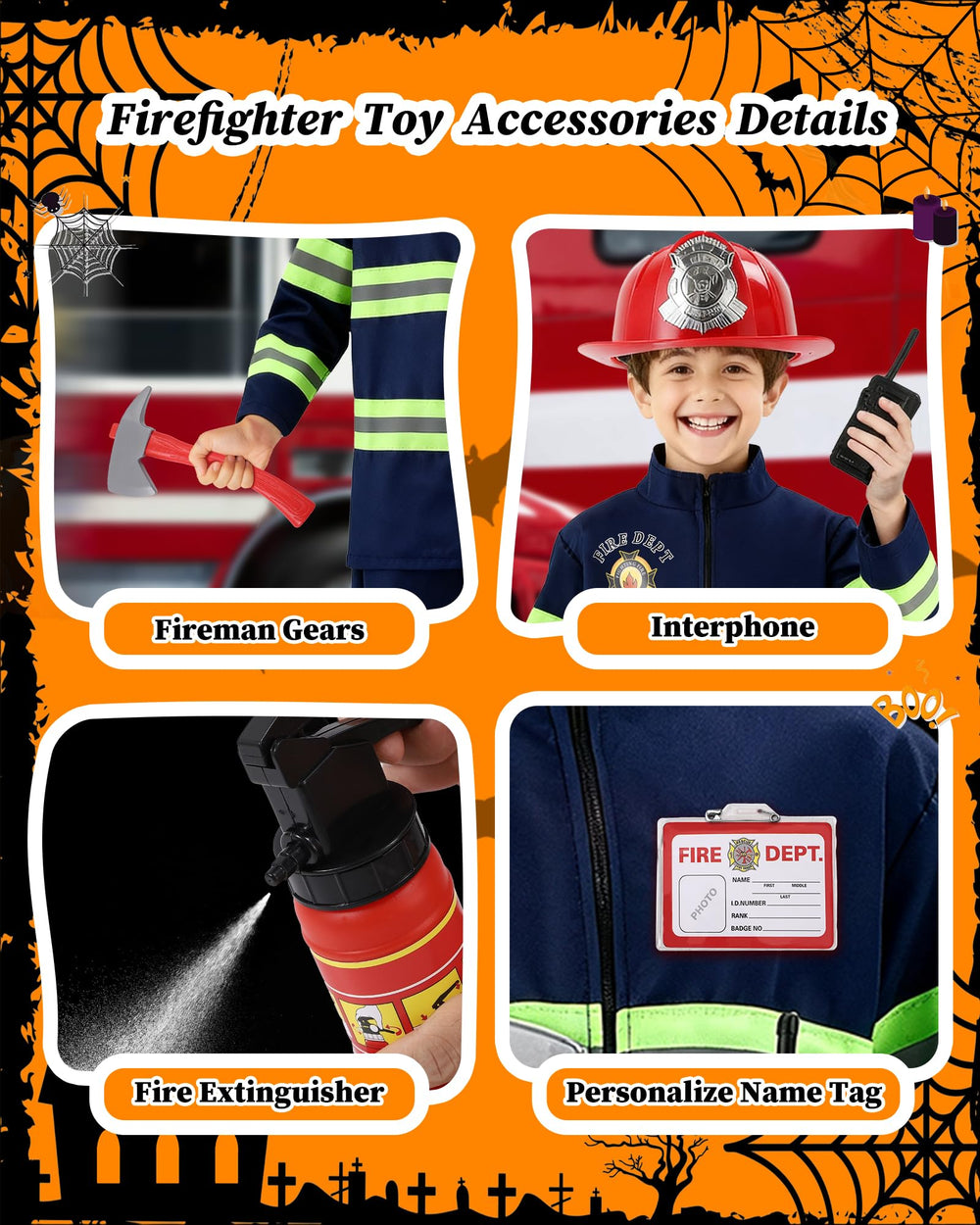 PARTTELY firefighter axe toy for imaginative rescue adventures.