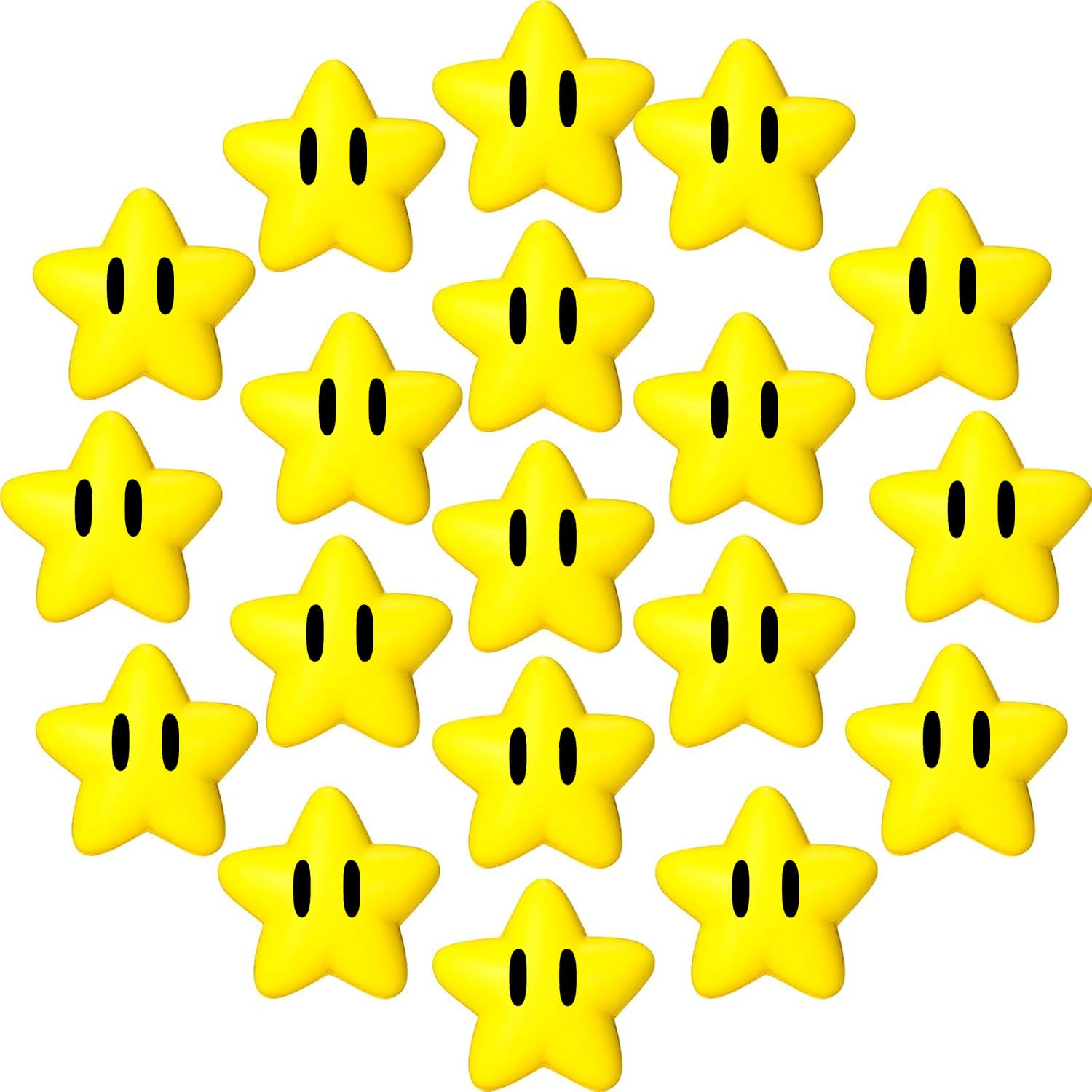 PARTVON mini star stress ball for video game party, ideal party favor and sensory play