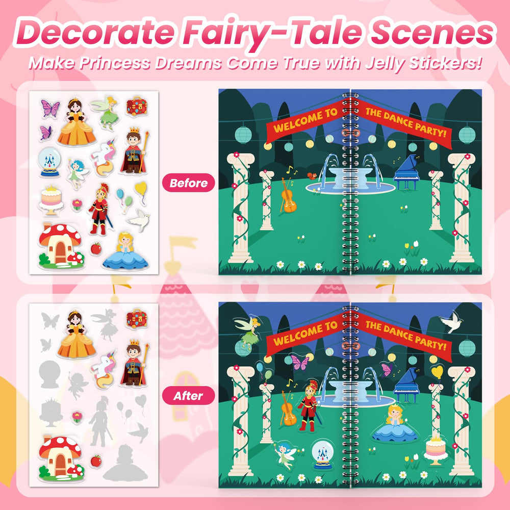 PARTYWIND Magical prince and princess accessory scenes for creative storytelling