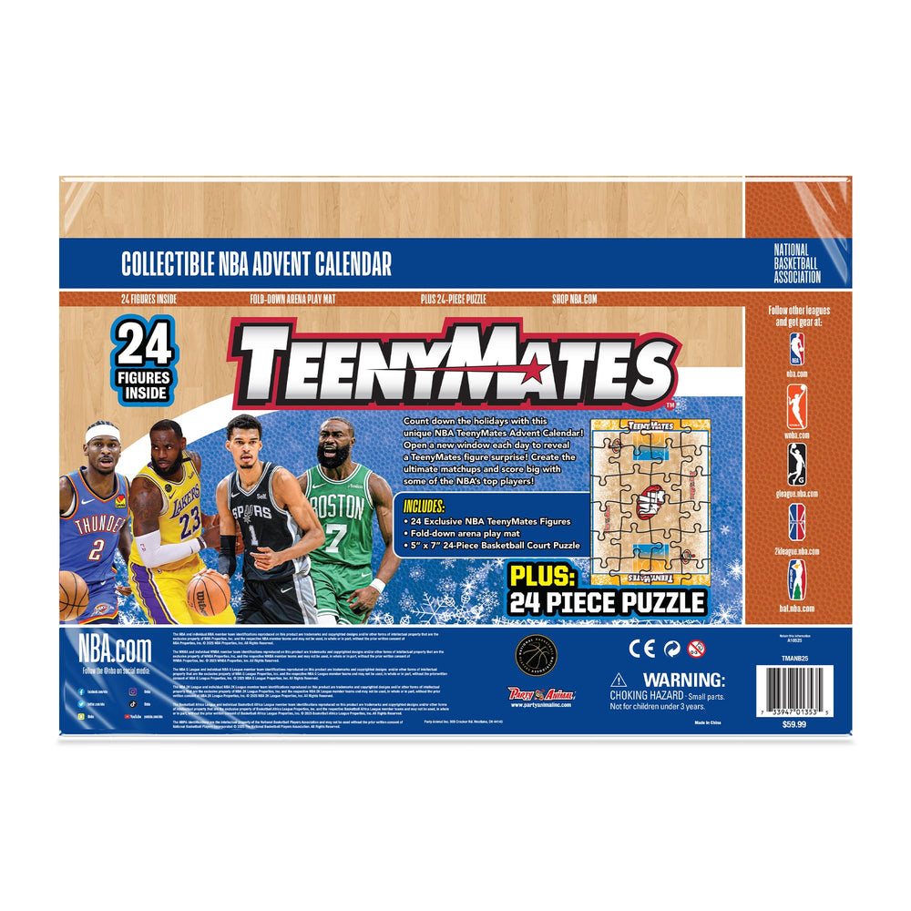 Party Animal NBA TeenyMates build your court—create full team lineups.