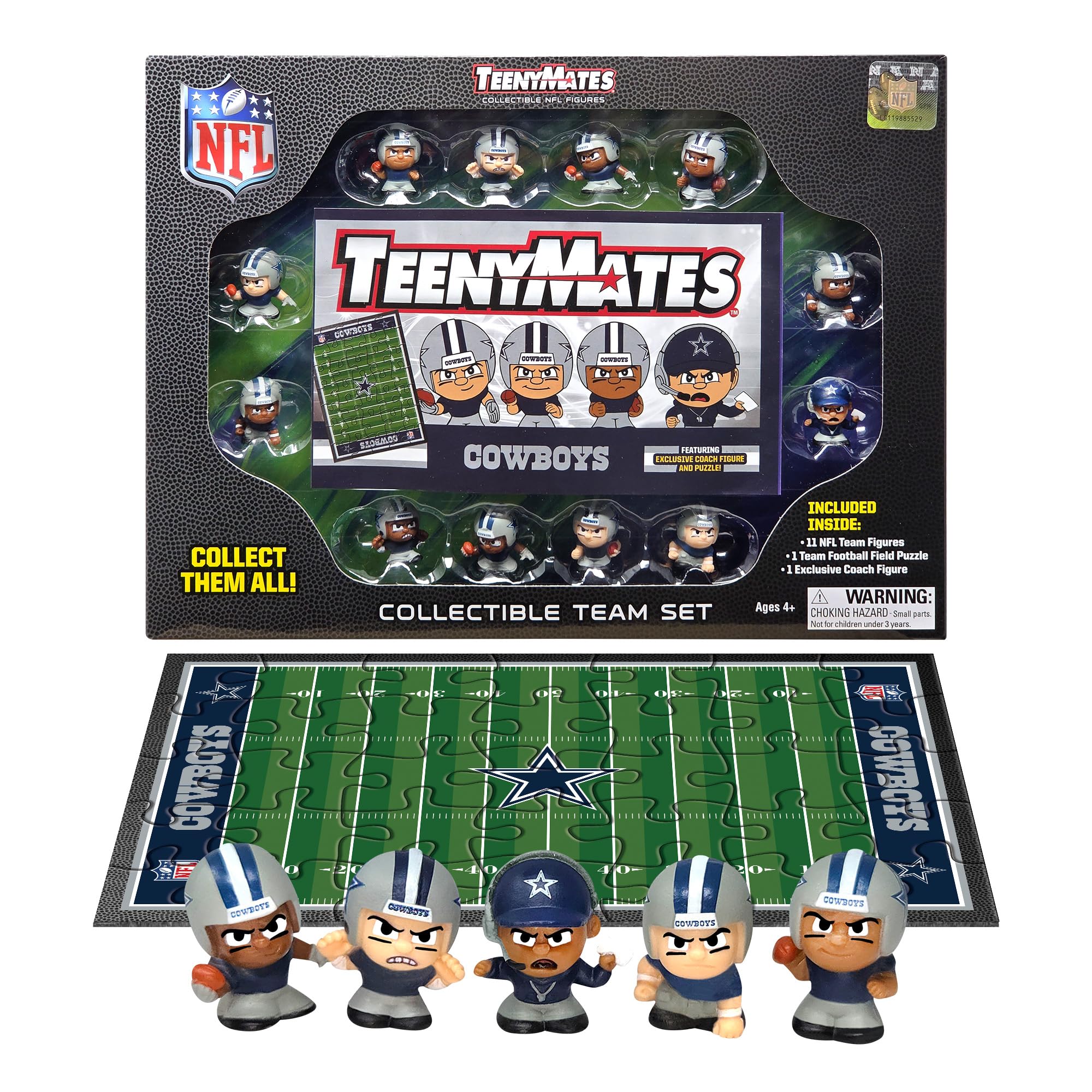 Party Animal TeenyMate coach figure for display and role-play game-day moments