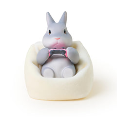 Party Animals Carrot PVC figure with soft mini sofa offers durable display.