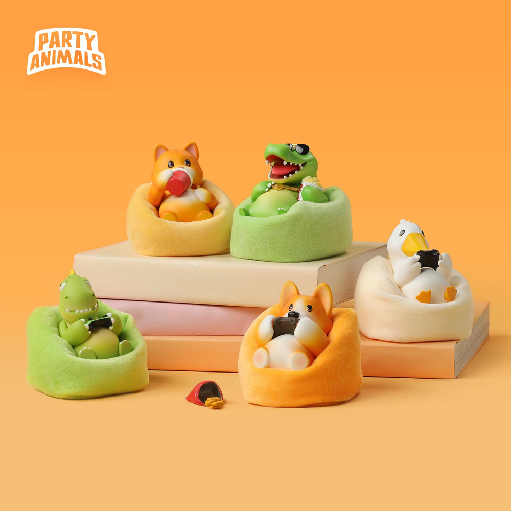 Party Animals Lloyd figure textured materials convey quality for collection displays