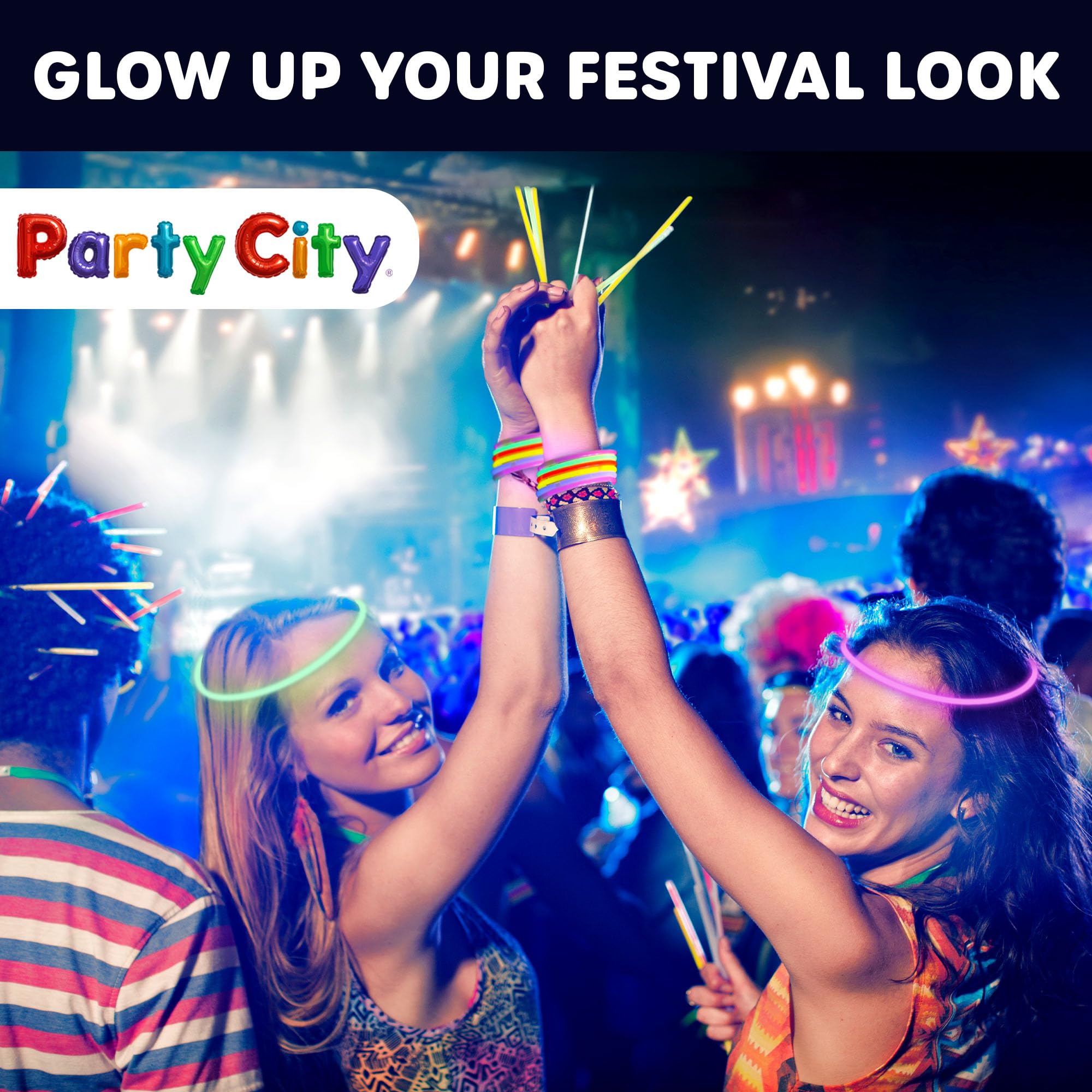 Party City Bulk Packaging keeps events stocked with reliable glow gear for large gatherings.