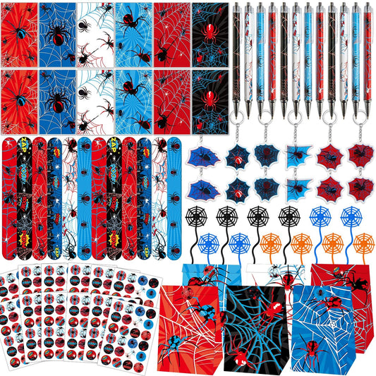 Party Greeting spider web gift bags to enhance party gift presentation and decor.