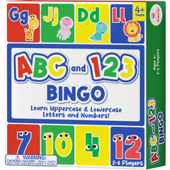 Party Hearty alphabet-number bingo boards for engaging literacy and numeracy practice.