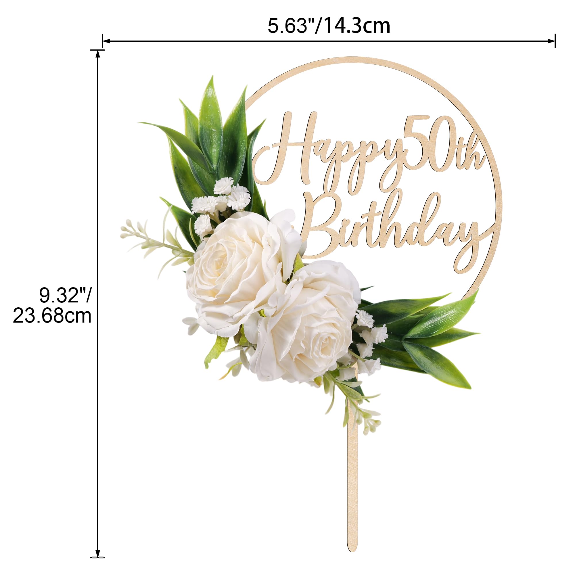 Party to Be Happy wooden topper ships in a premium case for gifting.