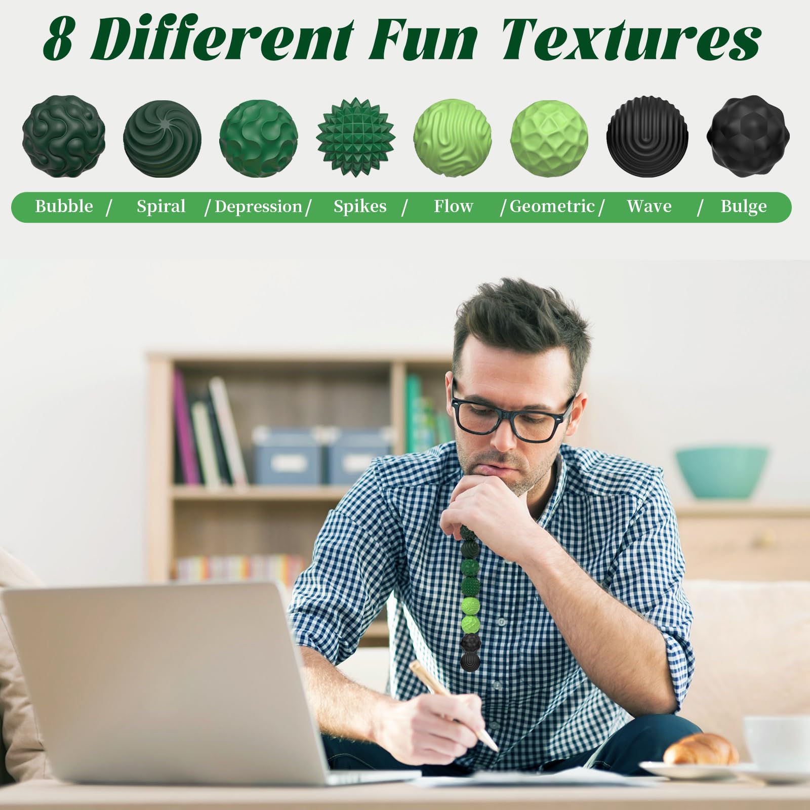 Party Tonight silent fidget toys suitable for office and library.