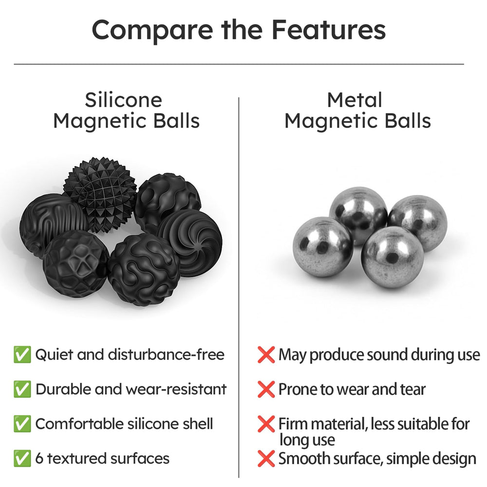 Party Tonight silent fidget balls provide quiet stress relief at work or library.