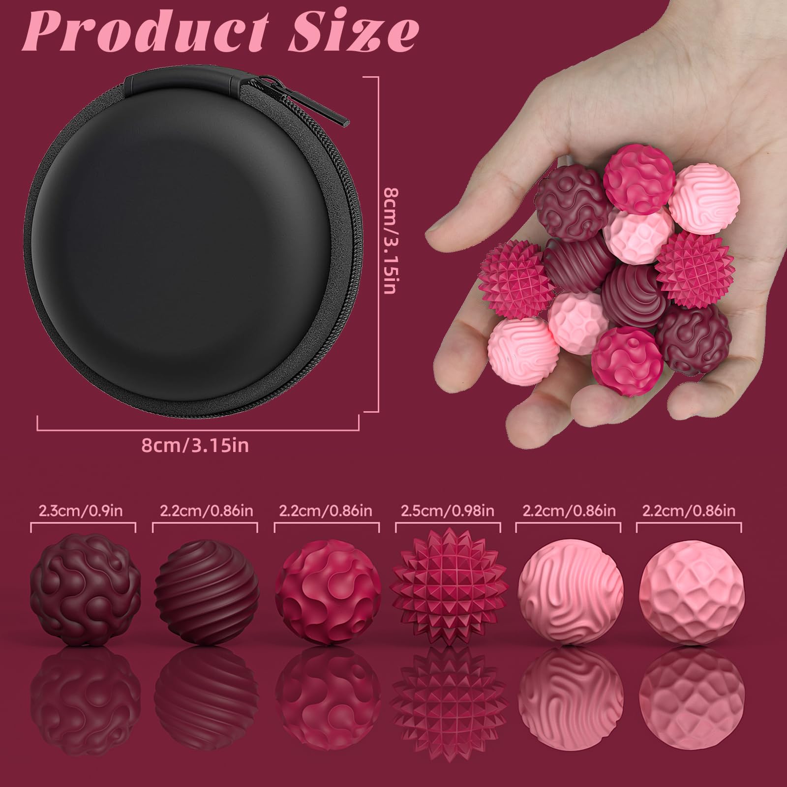 PARTY TONIGHT silicone magnetic balls offer quiet play anywhere.