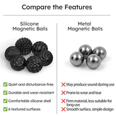 Party Tonight silent fidget balls provide quiet stress relief at work or library.