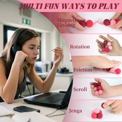 PARTY TONIGHT silicone magnetic balls texture dimpled for engaging tactile exploration.