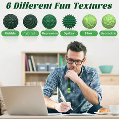 Party Tonight six textures provide varied sensory feedback for focus and hand coordination.