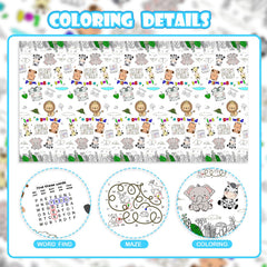 PartyGarden pre-printed patterns let kids color and personalize the scene.