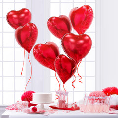 PartyGarden 18-inch foiled hearts work as eye-catching focal points for celebrations.