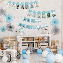 PartyHooman baby boy blue banner ideal for themed celebrations