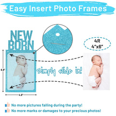 PartyHooman newborn-to-12months milestones banner monthly photos