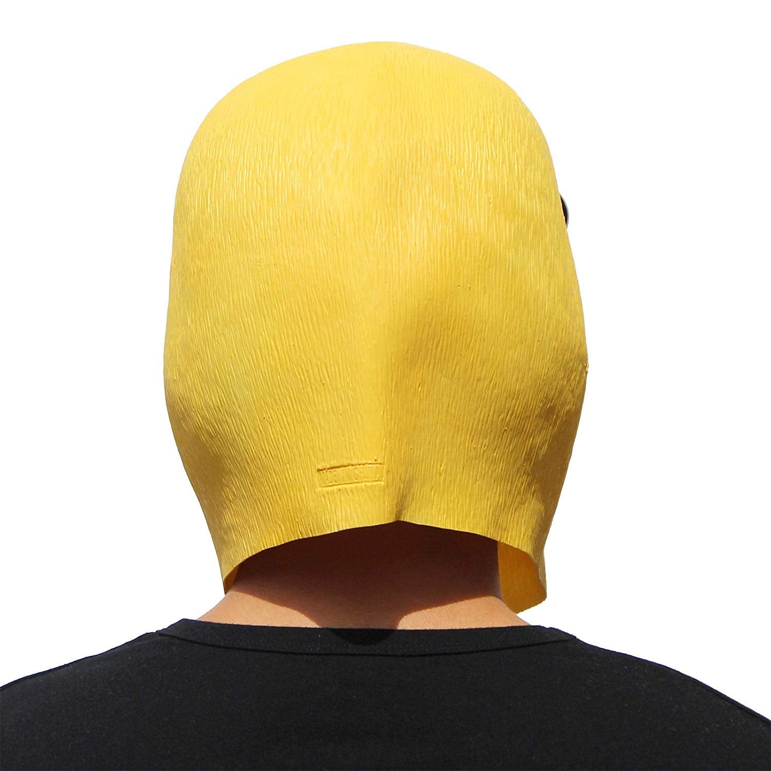 Latex texture adds a realistic look to the PartyHop Yellow Duck Mask