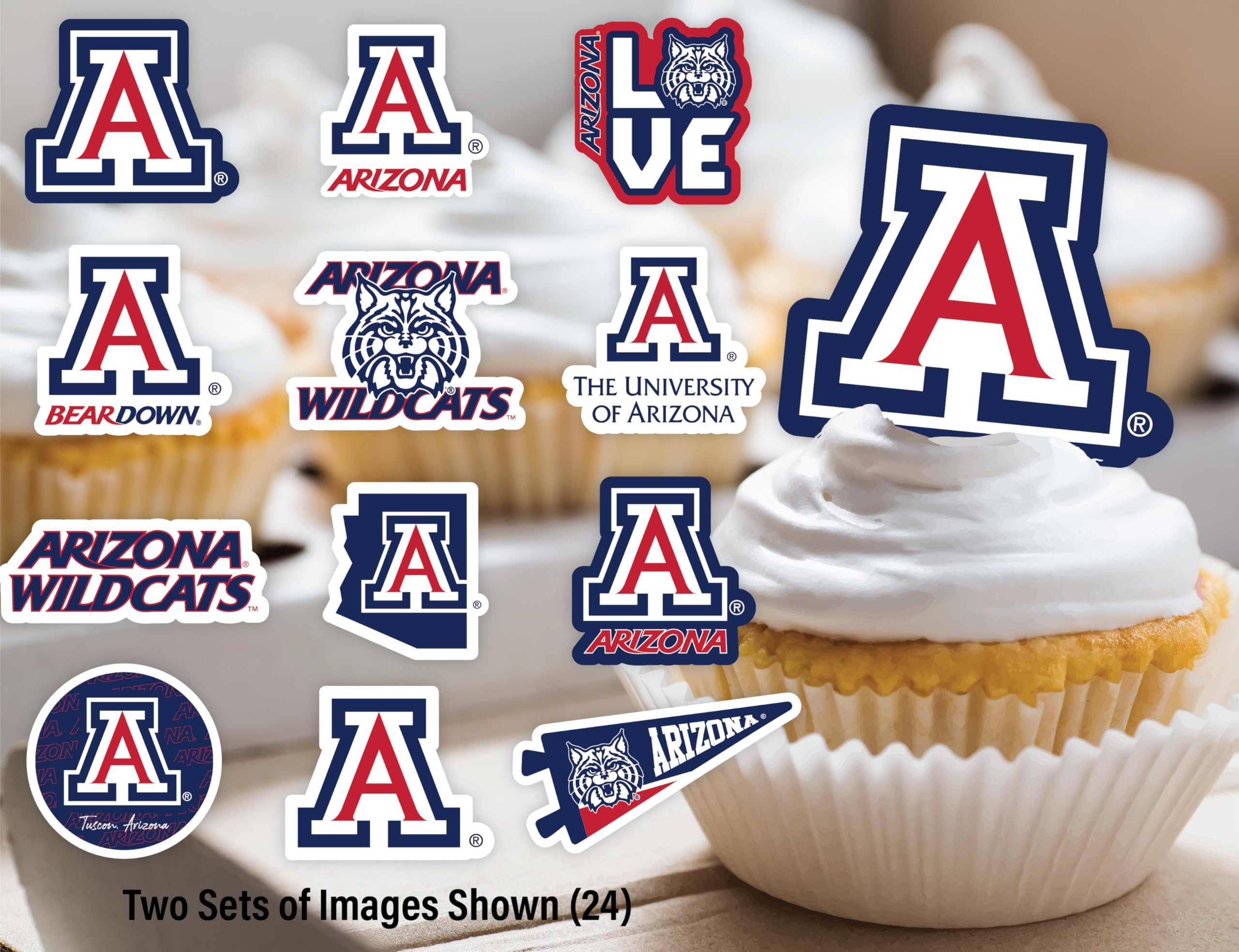 PartyKandy Arizona Wildcats eco-friendly paper topper offers sustainable decoration