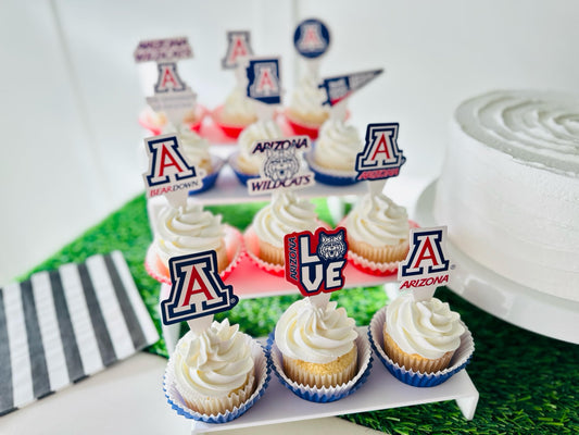 PartyKandy Arizona Wildcats cupcake topper adds team spirit to treats