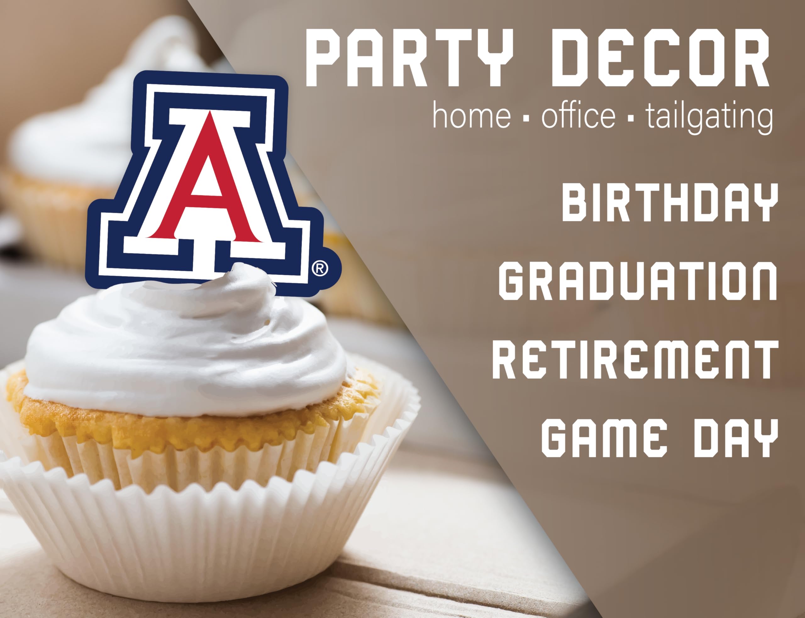 PartyKandy Arizona Wildcats gift idea topper boosts gift baskets