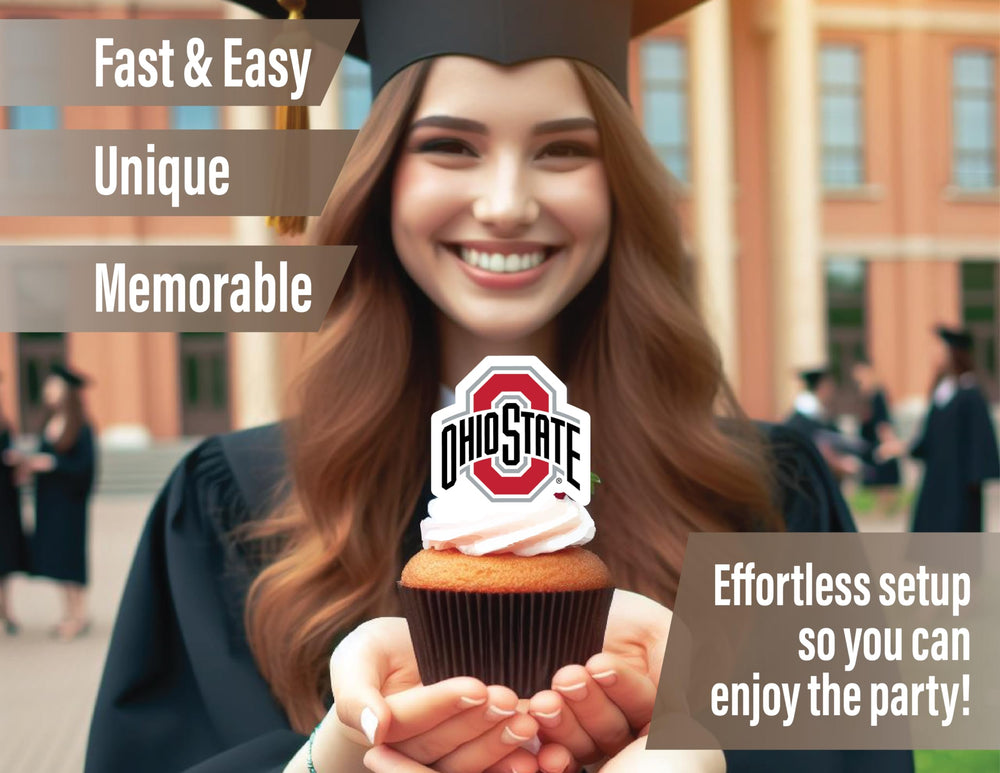 PartyKandy Ohio State toppers use eco-friendly recyclable paper materials