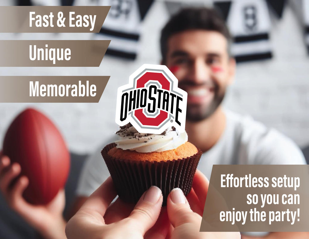 PartyKandy Ohio State graduation toppers enhance milestone party decor