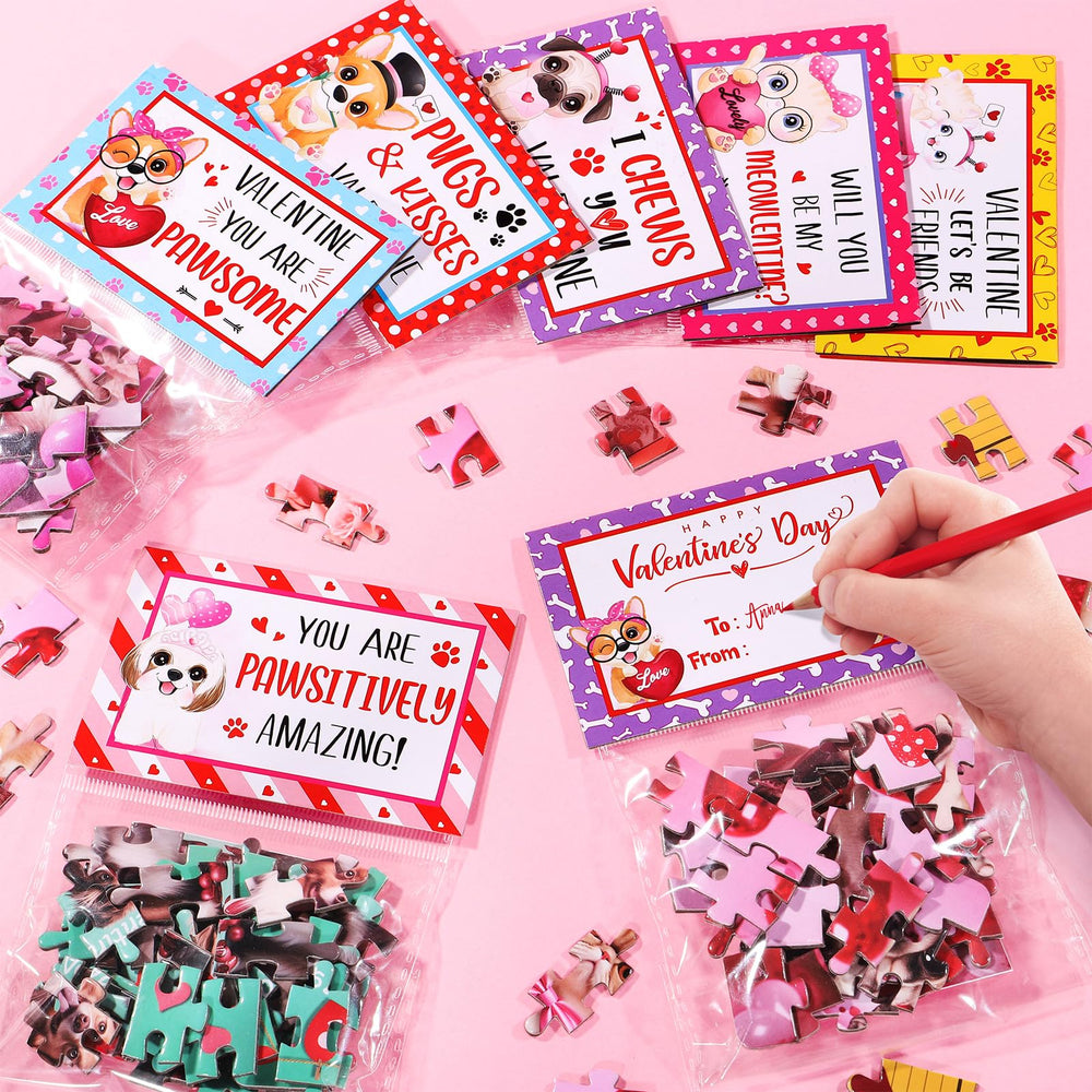Partylamb durable, recyclable cardboard puzzle components resist bending and fading for classroom use.