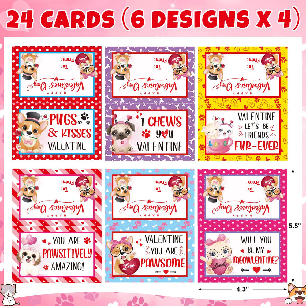 Partylamb gift-packaged valentines puzzle set, ready to share as class gifts and party favors.