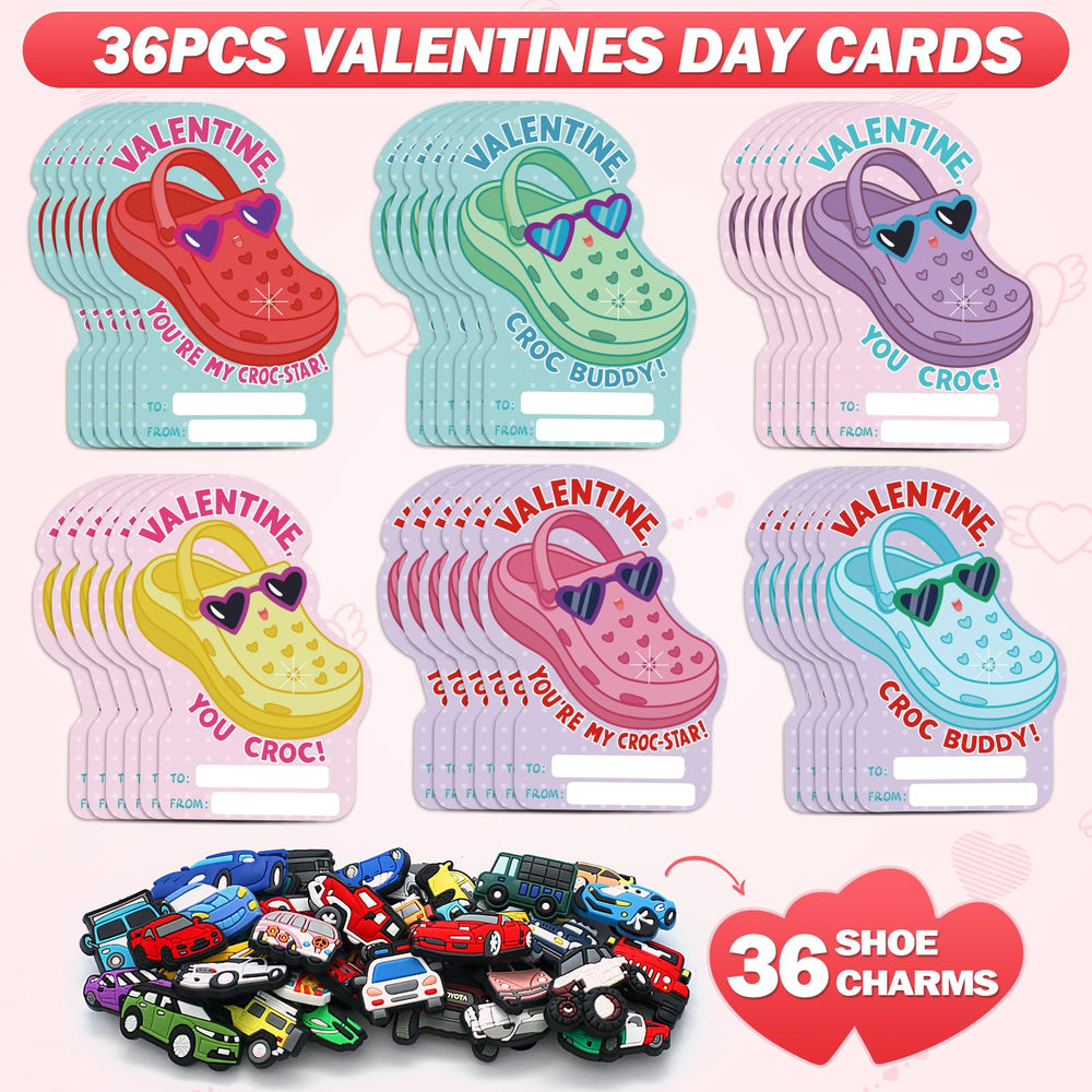 Partyloud car shoe charms collection to decorate kids outfits.