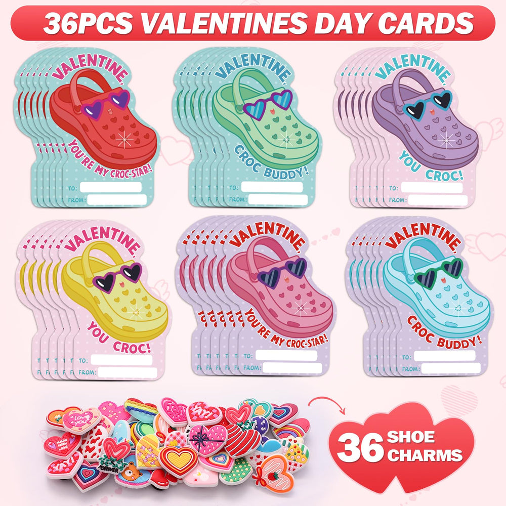 PARTYLOUD heart shoe charms are durable PVC companions for cards.