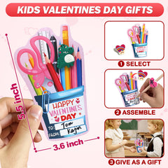 PartyLOUD quick-setup valentines card hole – attach toppers easily