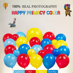 PartyMigo Carnival Kit red balloons add bold color for photos.