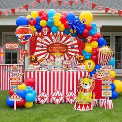 PartyMigo Carnival Kit signposts guide guests to zones.