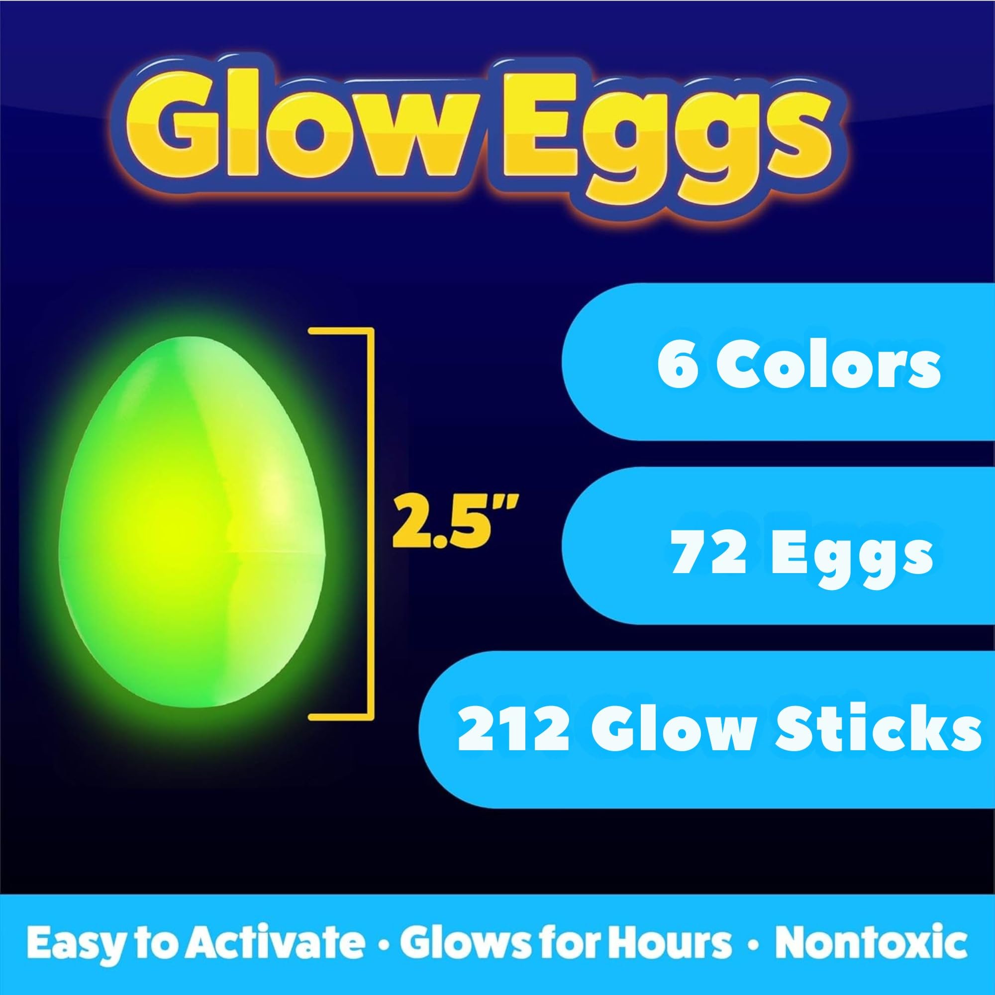 PartySticks 216 mini glow sticks glow brightly for night hunts or pool events