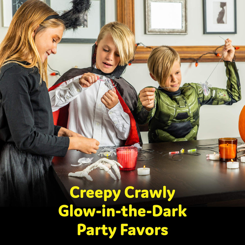 PartySticks hanging-strings-decor enable simple display and hanging of glow critters.