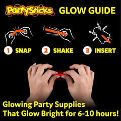 PartySticks hanging strings for wearing or hanging glowing decorations.