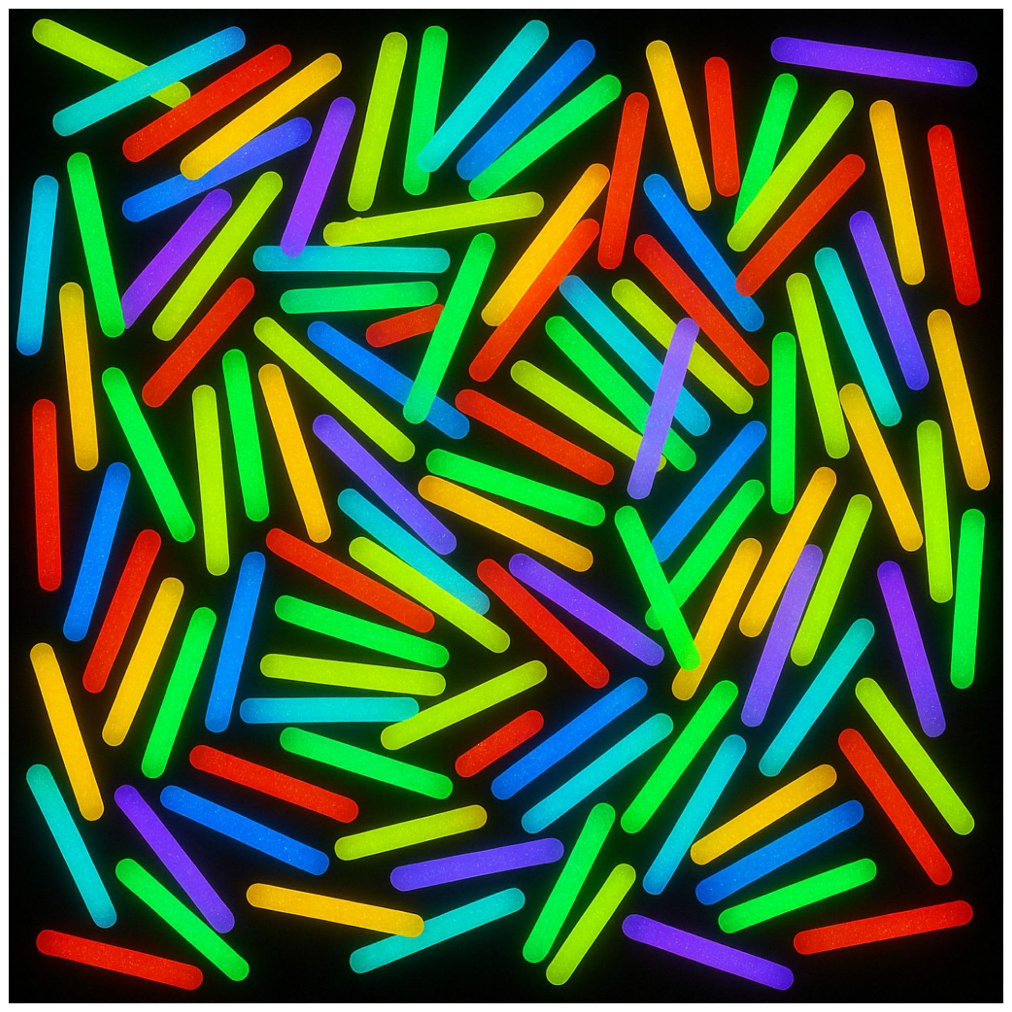 PartySticks mini glow sticks 200-pack for Easter eggs and party accents.