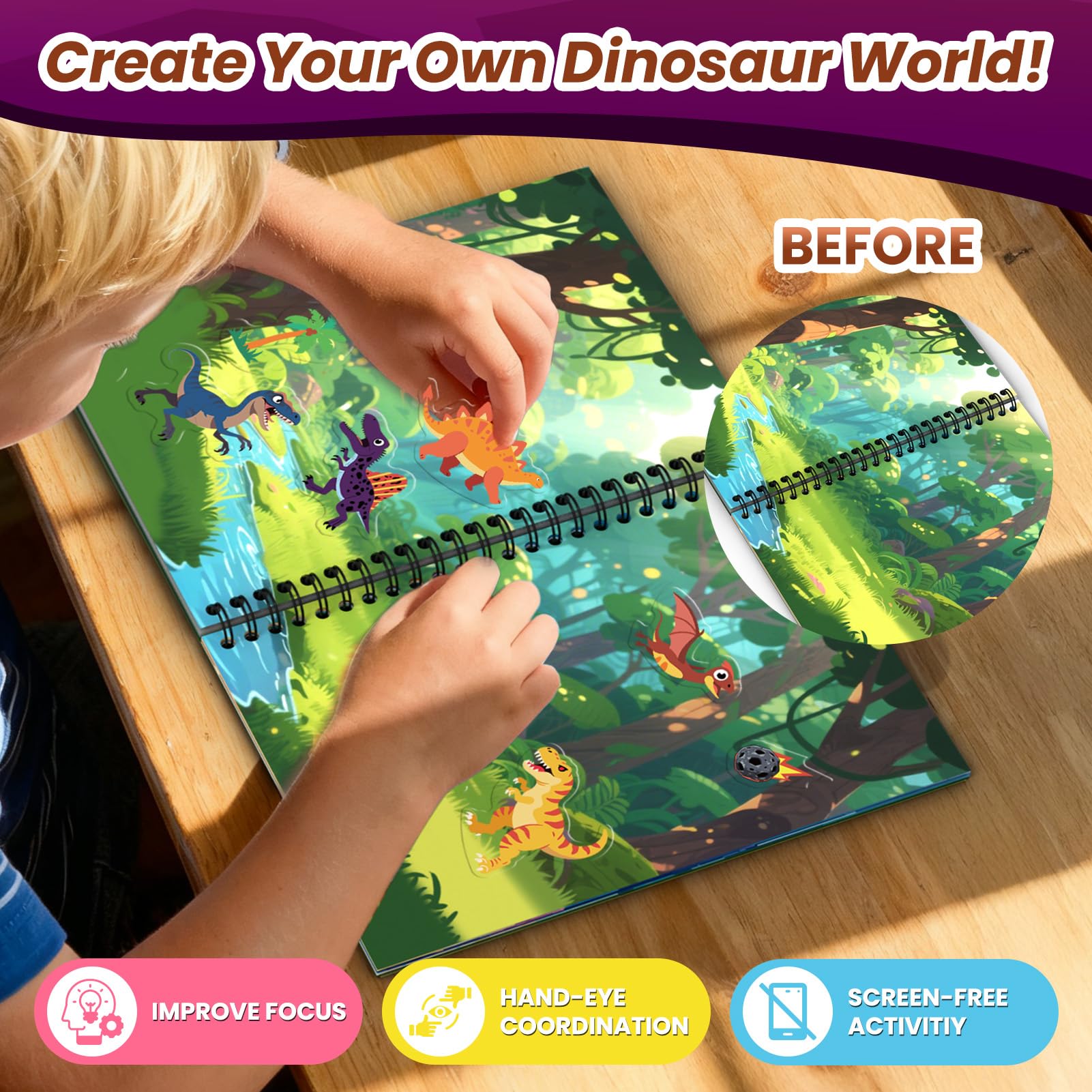 PARTYWIND back-to-school dino scenes that inspire quick classroom rewards
