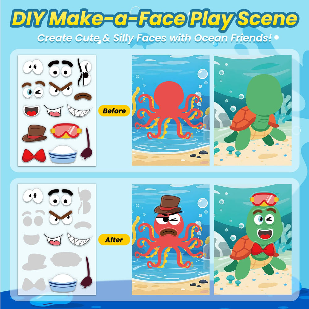 PARTYWIND jelly sticker sheets close-up, washable and reusable for creativity.