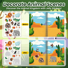 PARTYWIND animal-scene creation encourages color and shape exploration during play.