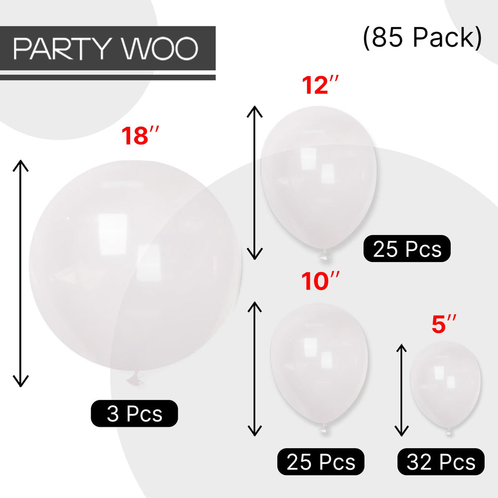 PartyWoo Air filled balloons show up to 72 hours of lasting decoration