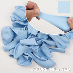 PartyWoo baby shower blue balloons suitable for gender reveal celebrations