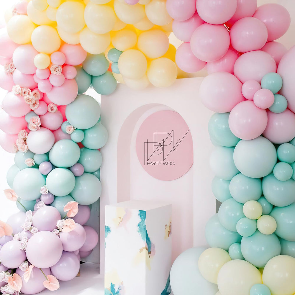 PartyWoo pastel balloons ideal for baby showers and gender reveals