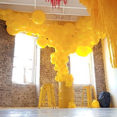 PartyWoo baby shower yellow decor adds cheerful vibes to any gender-neutral party.