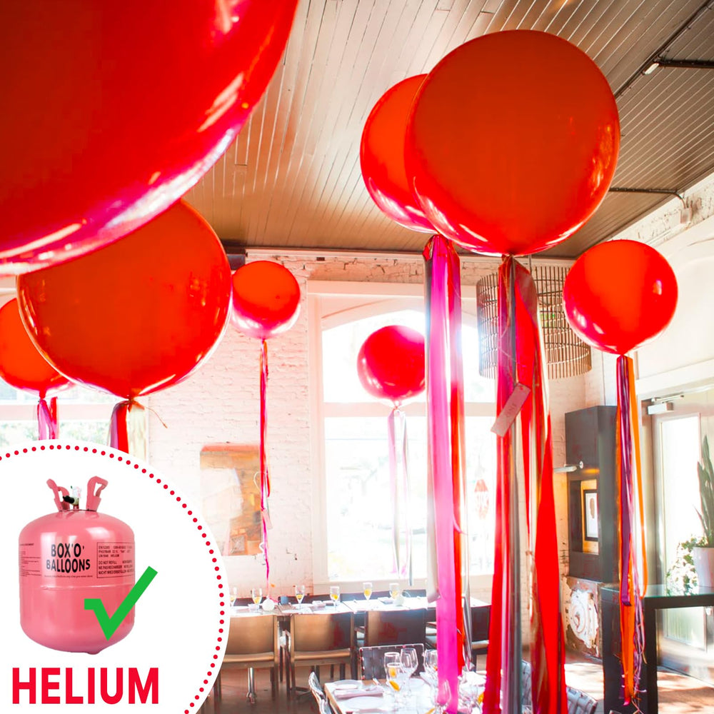 PartyWoo balloon arch setup for a festive display