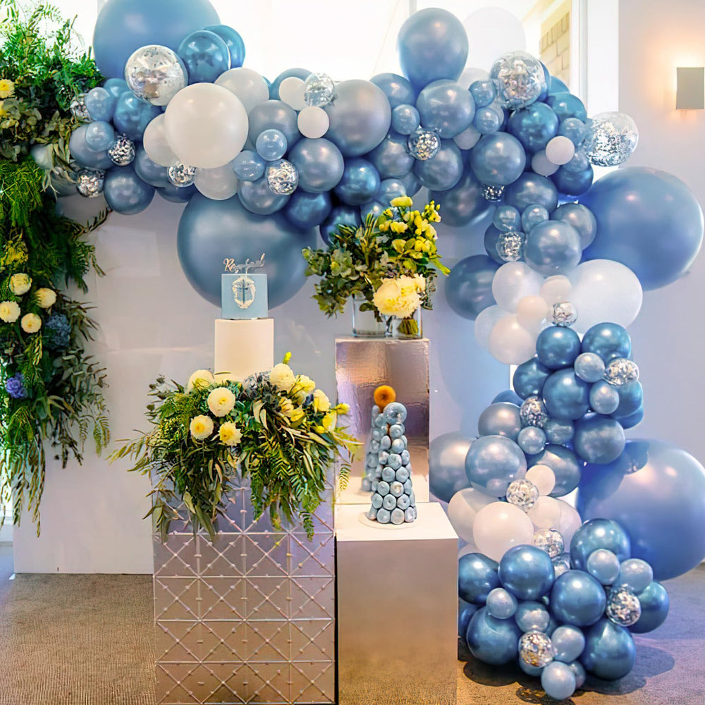 PartyWoo balloon garland arch ideas for birthdays and weddings
