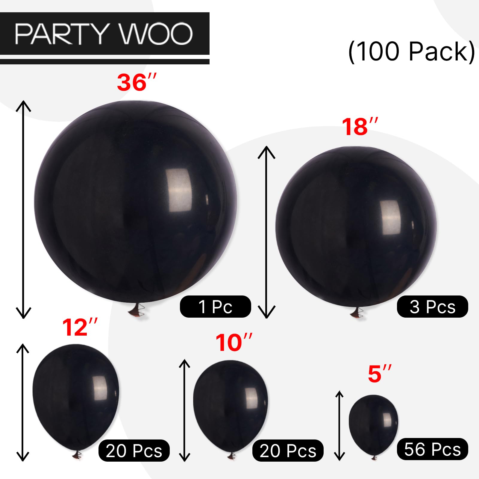 PartyWoo balloon garland setup showing easy assembly and cohesion