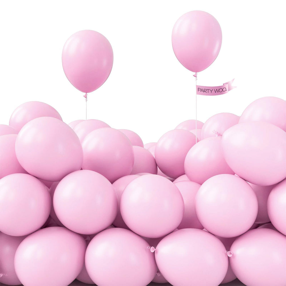 PartyWoo 5-inch light pink balloons for decor and arches.