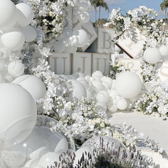 PartyWoo tea party foil balloons 22 inch brighten winter gatherings.